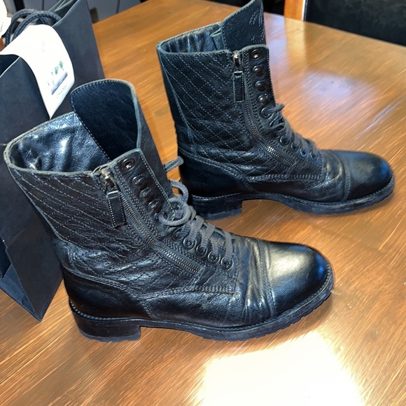 Chanel Black Combat Boots - Picture 3 of 17